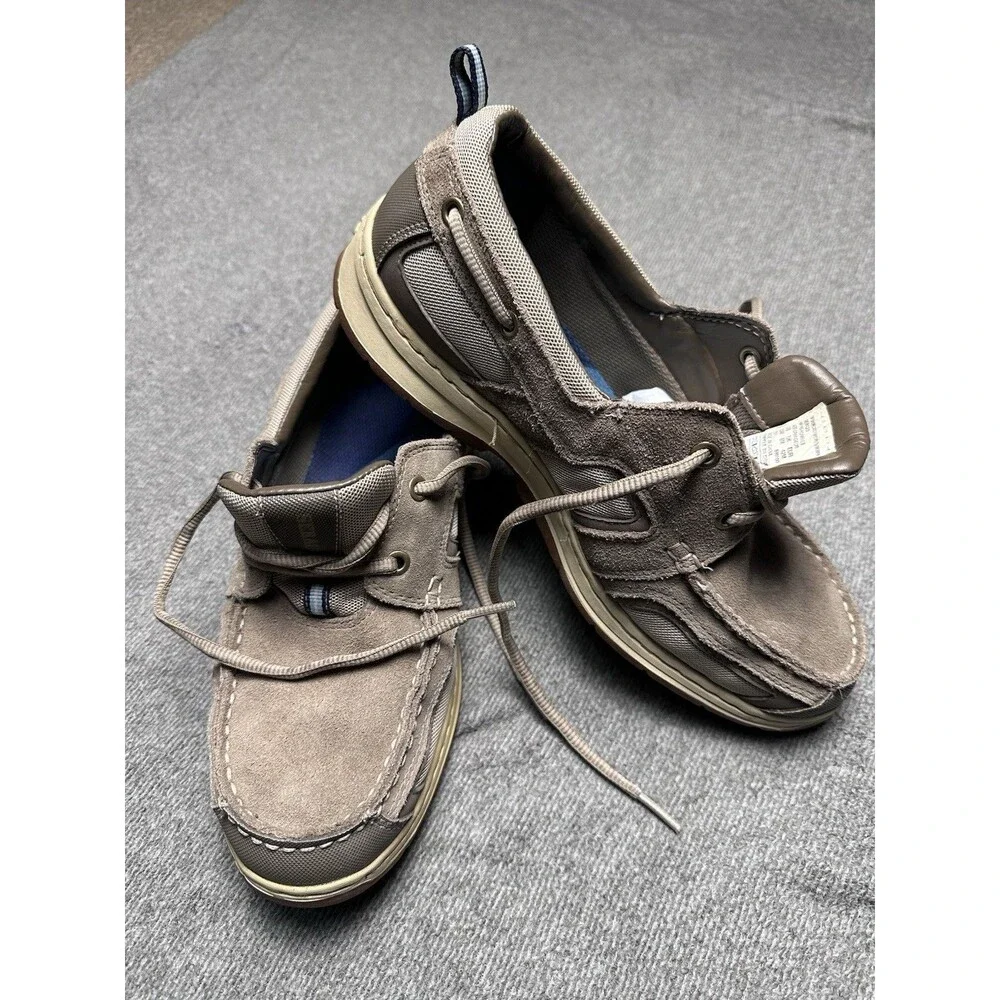 Sebago Offshore Catch Nubuck Timber Brown Lace-Up Boat Shoes US 8.5 M